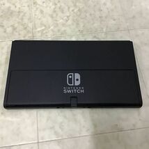 1円〜 動作確認/初期化済 箱無 Nintendo Switch 有機ELモデル HEG-001 本体 Joy-Con ネオンブルー ネオンレッド ドック 他_画像3