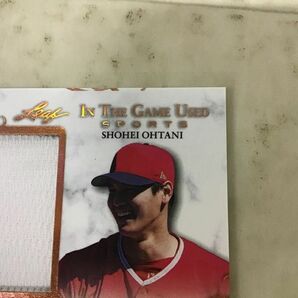 1円〜 Leaf IN THE GAME USED SPORTS SPS-S01 SHOHEI OHTANI 大谷翔平 Super Patch Signatures 32/35の画像6