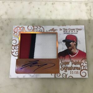 1円〜 Leaf IN THE GAME USED SPORTS SPS-S01 SHOHEI OHTANI 大谷翔平 Super Patch Signatures 32/35の画像2