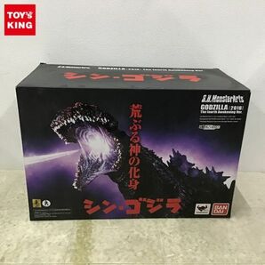 1円〜 欠品 S.H.MonsterArts シン・ゴジラ ゴジラ 2016 第4形態覚醒Ver.の画像1