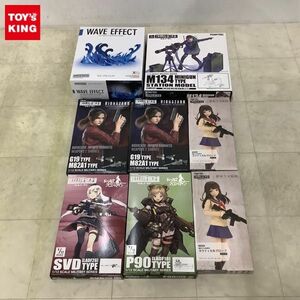 1円〜 未開封含 トミーテック他 リトルアーモリー 1/12 M134 ミニガンタイプ 設置型、創彩少女庭園用 タクティカルグローブ ブラック等