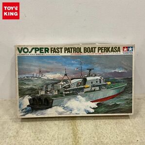 1円〜 タミヤ 1/72 イギリス高速魚雷艇 ボスパー ツートンカラー船体の画像1