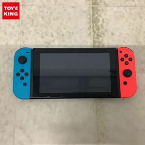 1円〜 動作確認/初期化済 箱無 Nintendo Switch HAC-001 ネオンブルー ネオンレッド