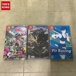 1円〜 Nintendo Switch スプラトゥーン2、フィットボクシング 他の画像1