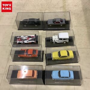 1円〜 国産名車コレクション等 1/43 マツダ ファミリア800（1964）、トヨタ パブリカ700（1961）、ランドクルーザー（1982）他