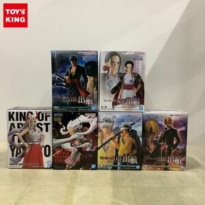 1円〜 未開封含 ONE PIECE THE出航 ロロノア・ゾロ、KING OF ARTIST ヤマト 等