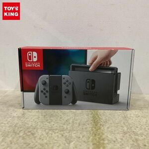 1円〜 動作確認/初期化済 Nintendo Switch 本体 HAC-001 グレー