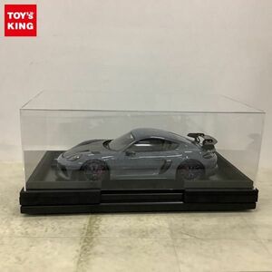 1円〜 スパーク 1/12 ポルシェ 982 ケイマン GT4 RS アークティックグレイ