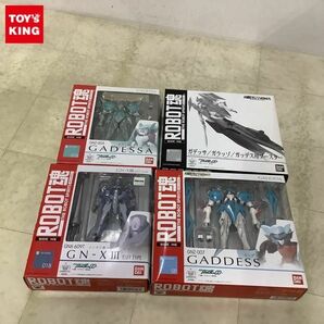 1円〜 未開封含 バンダイ ROBOT魂 SIDE MS 機動戦士ガンダムOO ガデッサ（リヴァイヴ機）、ガデッサ/ガラッゾ/ガッデス用ブースター他の画像1