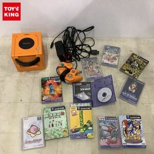 1 jpy ~ with translation Nintendo Game Cube body, controller, soft Kirby Air Ride,pikmin3, Louis -ji apartment house other 