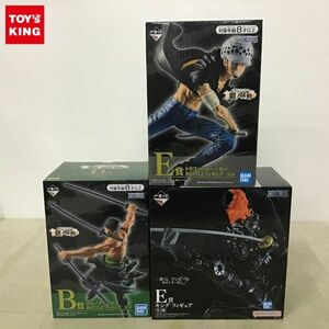 1円〜 未開封 一番くじ ONE PIECE 難攻不落ノ懐刀 E賞 キング 覇ノ躍動 B賞 ロロノア・ゾロ BATTLEフィギュア 他