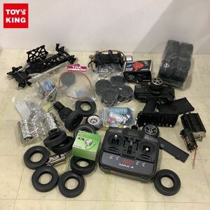 1円〜 訳あり RC ラジコン パーツ フタバ 他 MEGA TECH JUNIOR 27MHz 送信機、モーター、タイヤ 等