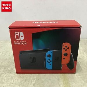 1円〜 欠品 動作確認/初期化済 Nintendo Switch HAC-001(-01) ネオンブルー ネオンレッド