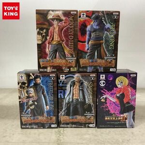 1円〜 未開封 ONE PIECE DXF THE GRANDLINE MEN 他 モンキー・D・ルフィ、アーロン、トラファルガー・ロー 等