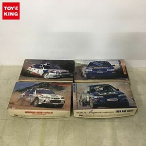 1円〜 ハセガワ 1/24 スバル インプレッサ WRX 1993年 RACラリー 三菱ランサー エボリューションIV 1997 アクロポリス 他