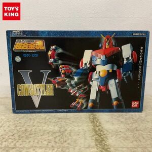 1 иен ~ Bandai Chogokin душа GX-03 супер электромагнитный Robot темно синий *ba тигр -V