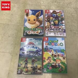 1円〜 Nintendo Switch ソフト あつまれ どうぶつの森、Pokemon LEGENDS アルセウス、ゼルダ無双 ハイラルオールスターズ DX他