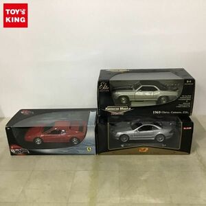 1円〜 ホットウィール他 1/18 フェラーリ 250 GTO、1969 シェビー カマロ Z28 等