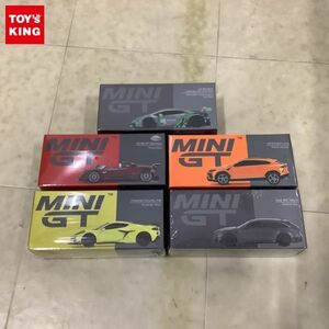 1円〜 訳あり MINI GT 1/64シボレー コルベット Z06 イエロー ランボルギーニ ウルス 他