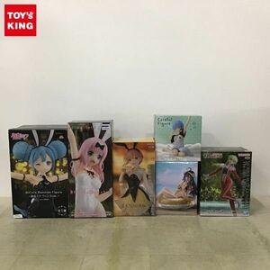 1円〜 未開封 五等分の花嫁 トリオトライト 中野一花 バニーver.、かぐや様は告らせたい BiCute Bunnies Figure 藤原千花 等