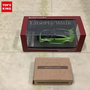 1円〜 イグニッションモデル 1/64 LB WORKS 35GT-RR Green Metallic 1/43 Ms.Katoの画像1