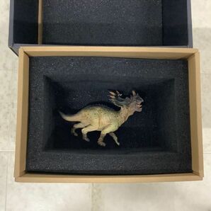 1円〜 Toyscity 古生物学シリーズ スティラコサウルス スタチューAの画像2
