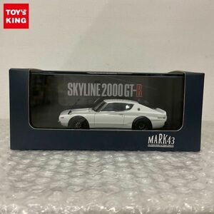 1円〜 MARK43 1/43 ニッサン スカイラインGT-R KPGC110 スポーツホイール ホワイト