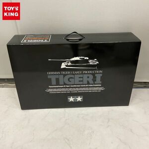 1円〜 同梱不可□ タミヤ 1/16 ラジオコントロールタンク ドイツ重戦車タイガーI 初期生産型 フルオペレーションセット