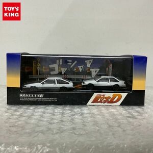 1円〜 モデラーズ 1/64 頭文字D セット Vol.1 藤原拓海 トレノ AE86 乾信司 トレノ 2ドア AE86