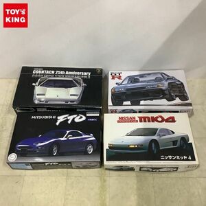 1 jpy ~ Fujimi 1/24 Nissan mid 4 Lamborghini counter k25th Anniversary other 