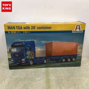 1円〜 イタレリ 1/24 MAN TGA with 20’ container