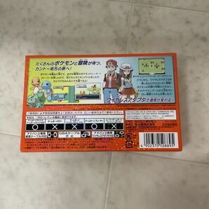 1円〜 GBA ゲームボーイアドバンス ポケットモンスター ファイアレッド ワイヤレスアダプタ付きの画像4