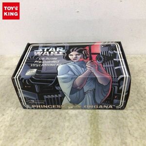 1円〜 未開封 やまと 塗装済ソフビキットシリーズ 1/6 STAR WARS プリンセス レイア オーガナ