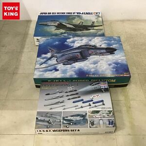 1円〜 タミヤ 1/48 F-15J イーグル、ハセガワ 1/48 F-4EJ改 スーパーファントム他