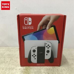 1円〜 動作確認/初期化済 Nintendo Switch 有機ELモデル HEG-001 ホワイトの画像1