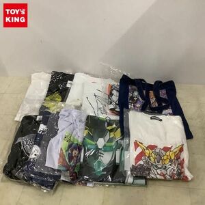 1円〜 訳あり 機動戦士ガンダムUC SDガンダム 等 ユニコーンガンダム カラー Tシャツ サイズXL 他