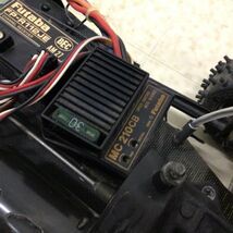 1円〜 ジャンク 電動RC シャーシ タイヤ Futaba FP-R112JE 受信機 他_画像6