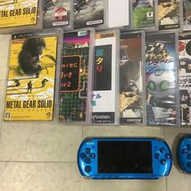 1円〜 訳あり PSP 本体 PSP-3000 バイブラントブルー、ソフト ダンガンロンパ 希望の学園と絶望の高校生 他_画像5