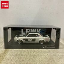 1円〜 イグニッションモデル 1/18 LB-WORKS チャラスカ 2ドア ホワイト/グリーン_画像1