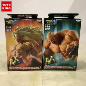 1円〜 内未開封 バンプレスト 組立式DX MAX MUSCLE MANIA vol.1 ドラゴンボール改 超サイヤ人3孫悟空、ナッパ