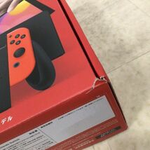 1円〜 動作確認/初期化済 Nintendo Switch 有機ELモデル HEG-001 ネオンブルー/ネオンレッド_画像9