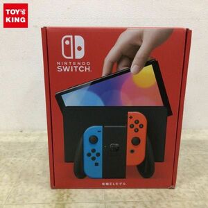 1円〜 動作確認/初期化済 Nintendo Switch 有機ELモデル HEG-001 ネオンブルー/ネオンレッド