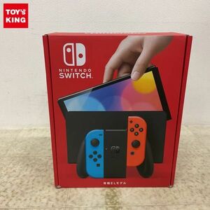 1円〜 動作確認/初期化済 Nintendo Switch 有機ELモデル HEG-001 ネオンブルー ネオンレッド