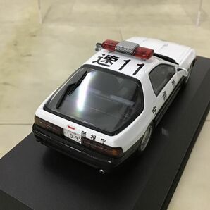 1円〜 ヒコセブン RAI’S 1/43 トヨタ クラウン3.0 パトカー 2003、マツダRX-7 FC3S パトロールカー1989 宮沢模型限定生産の画像6