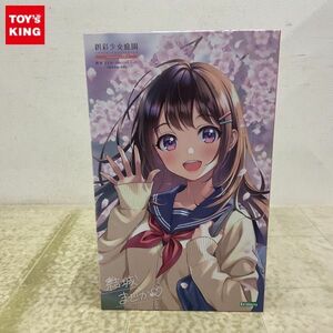 1 jpy ~ Kotobukiya .. young lady garden 1/10. castle ... peach Sakura high school * winter clothes 