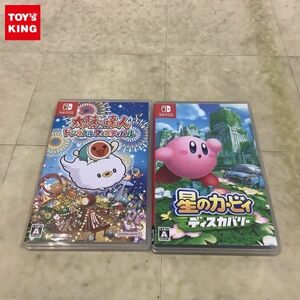 1円〜 Nintendo Switch 星のカービィ ディスカバリー、太鼓の達人 ドンダフルフェスティバル