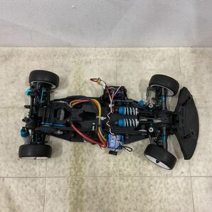 1円〜 ジャンク 1/10 電動RC シャーシ、ブラシレスモーター、フタバ R204GF-E 受信機 他の画像3