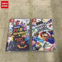 1円〜 Nintendo Switch ソフト スーパーマリオ 3Dワールド＋フューリーワールド、スーパー マリオパーティ_画像1