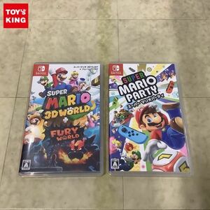 1 jpy ~ Nintendo Switch soft super Mario 3D world + Fury world, super Mario party 