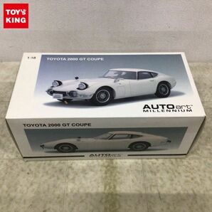 1円〜 オートアート 1/18 トヨタ 2000 GT クーペ ホワイトの画像1